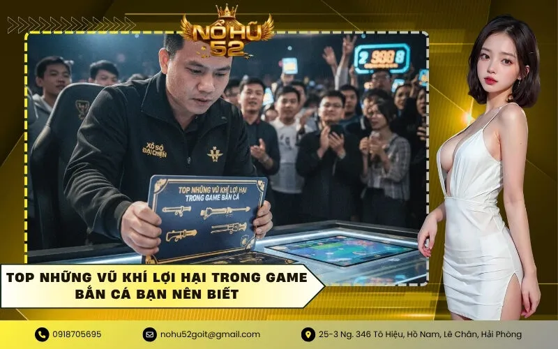 Những vũ khí lợi hại trong game bắn cá